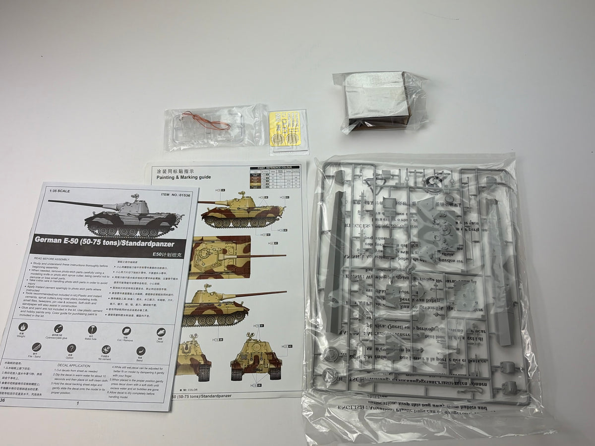 Trumpeter 01536 | German E-50 (50–75 tons) Standardpanzer | 1:35