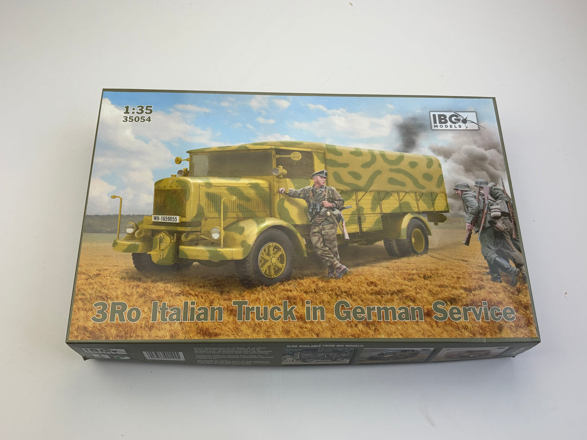 IBG 35054 | 3Ro Italian Truck in German Service + HD Models Detailsets | 1:35