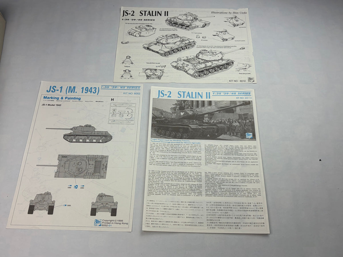 Dragon 6052 | JS-1 (M. 1943) Soviet Heavy Tank | 1:35