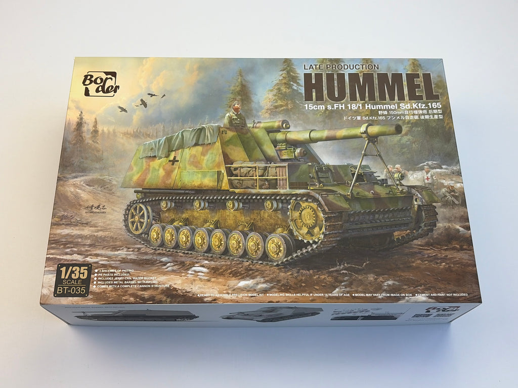 Border Model | 15cm s.FH 18/1 Hummel Sd.Kfz.165 Late Production | 1:35 | BT-035