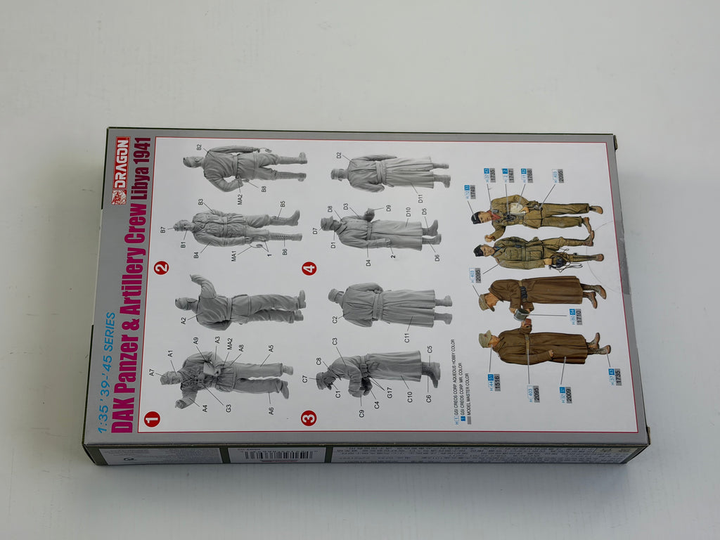 Dragon 6693 | DAK Panzer & Artillery Crew, Libya 1941 | 1:35