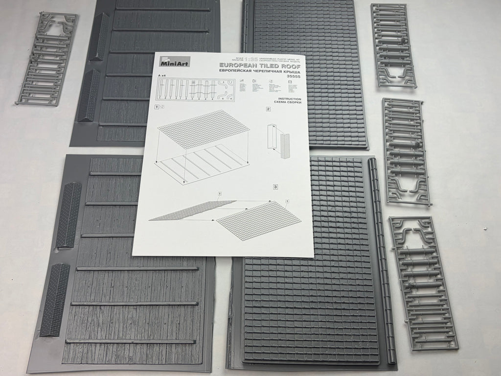 MiniArt 35555 | European Tiled Roof | 1:35