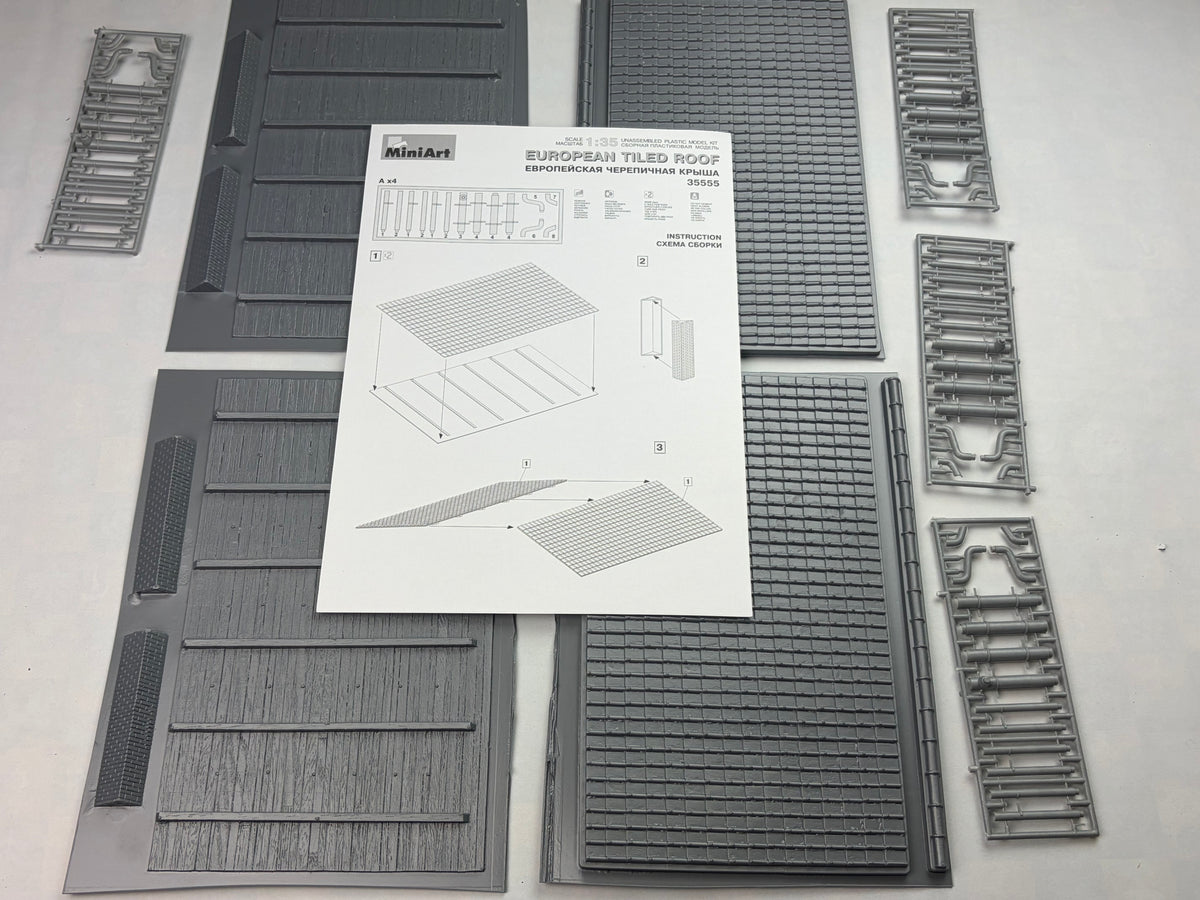 MiniArt 35555 | European Tiled Roof | 1:35