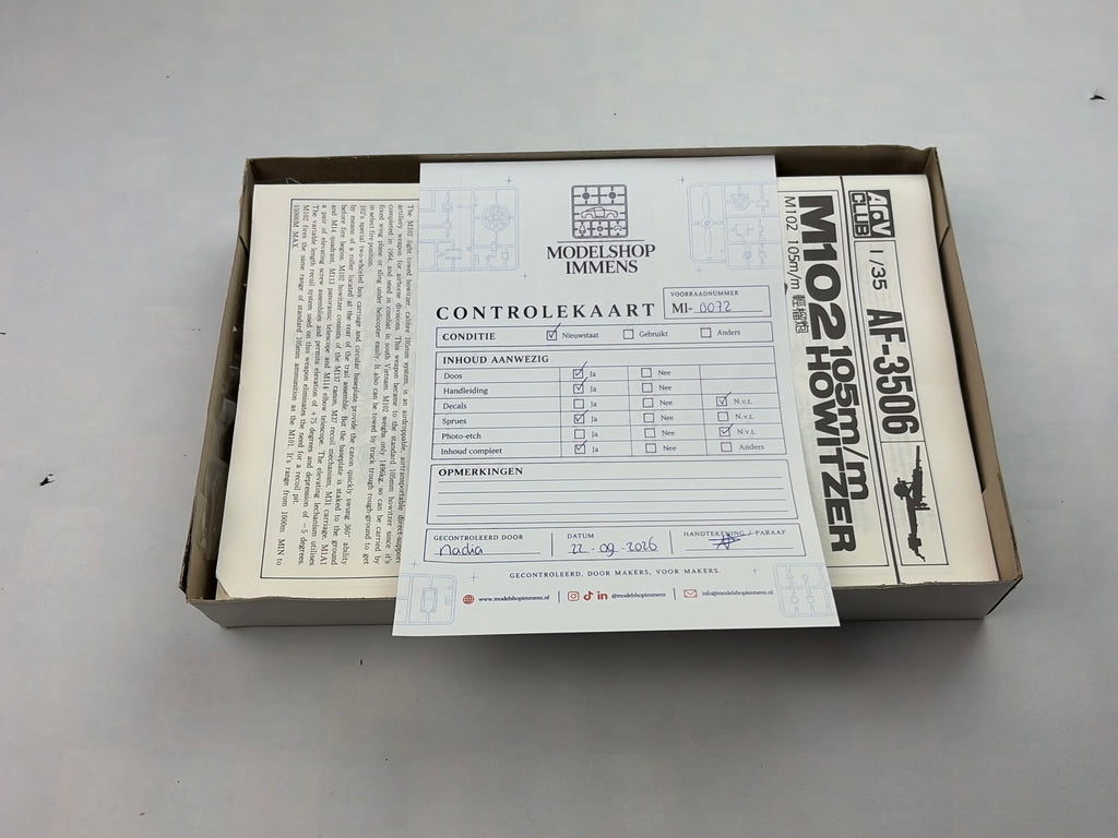 AFV Club AF35006 | M102 105mm Howitzer | 1:35