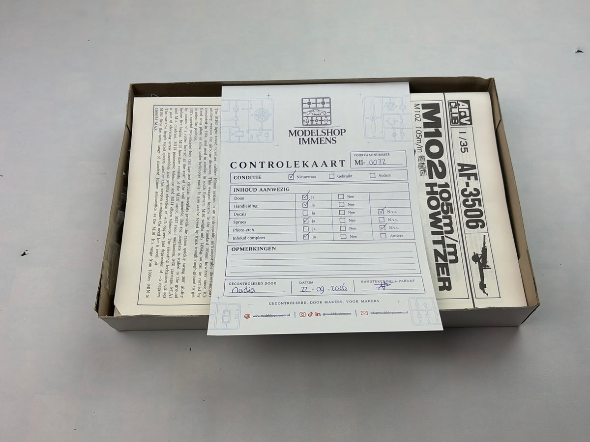 AFV Club AF35006 | M102 105mm Howitzer | 1:35
