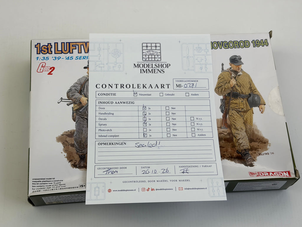Dragon 6274 | 1st Luftwaffe Field Division, Novgorod 1944 (Gen2) | 1:35