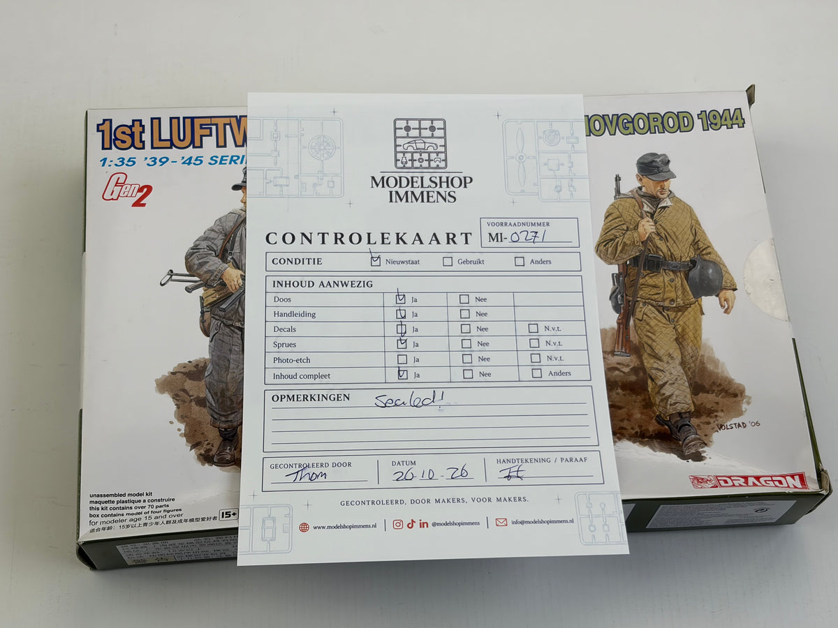Dragon 6274 | 1st Luftwaffe Field Division, Novgorod 1944 (Gen2) | 1:35