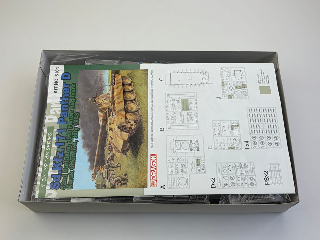 Dragon 6164 | Sd.Kfz.171 Panther D Kursk 1943 + Eduard Detailset | 1:35