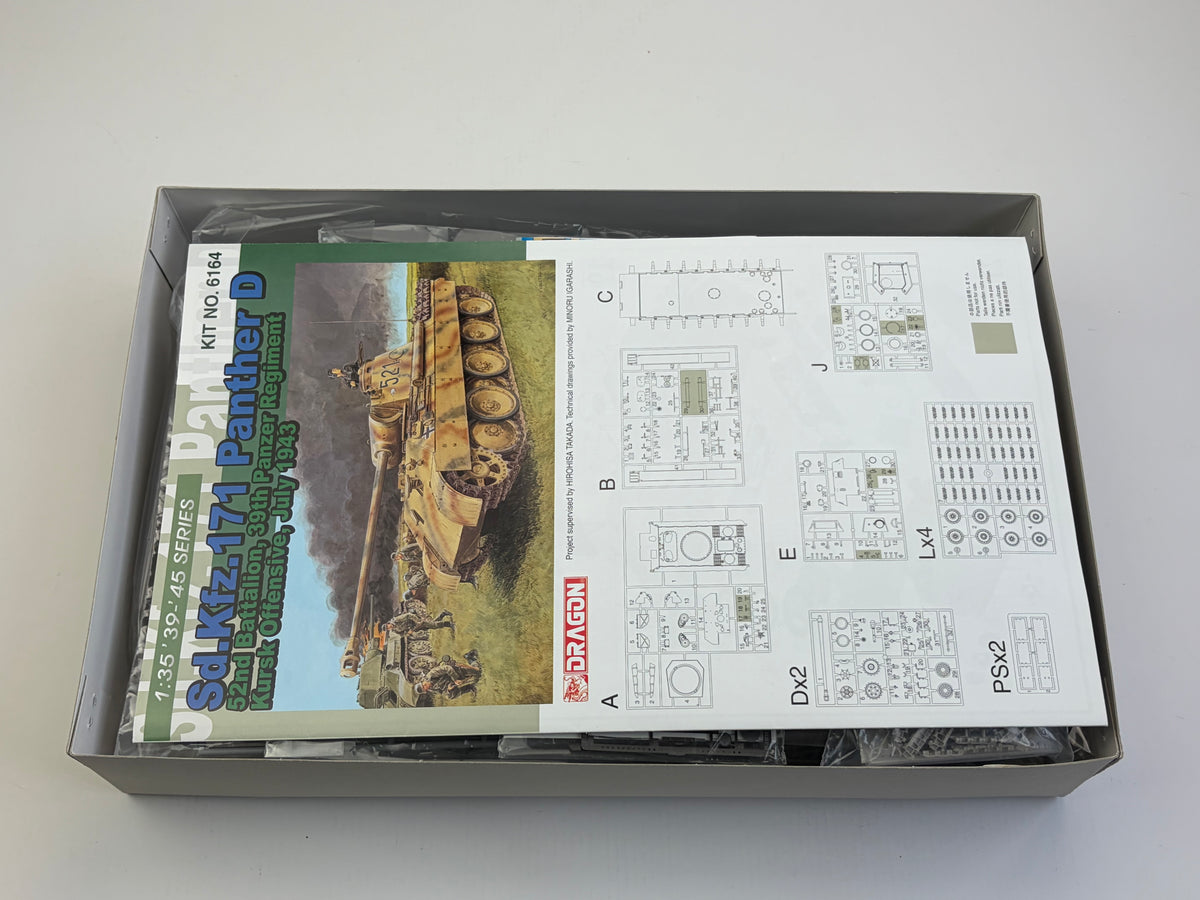 Dragon 6164 | Sd.Kfz.171 Panther D Kursk 1943 + Eduard Detailset | 1:35
