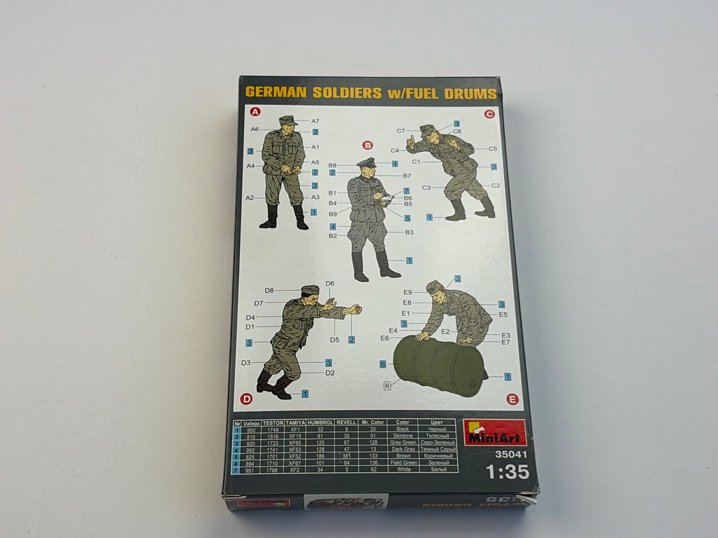 MiniArt | German Soldiers w/Fuel Drums | 1:35 | 35041