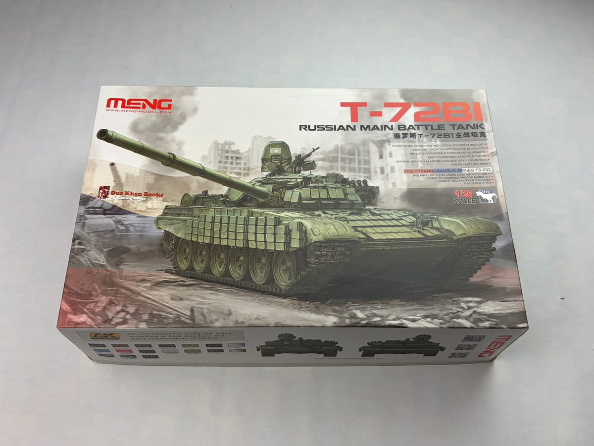 Meng Model TS-033 | Russian Main Battle Tank T-72B1 | 1:35