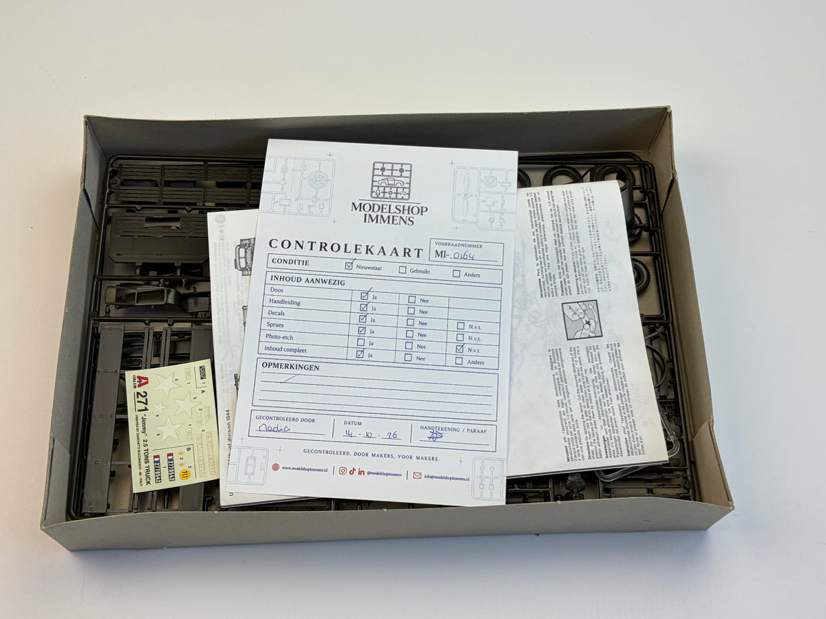 Italeri | U.S. Army Cargo Truck 2½ Ton | 1:35 | 271