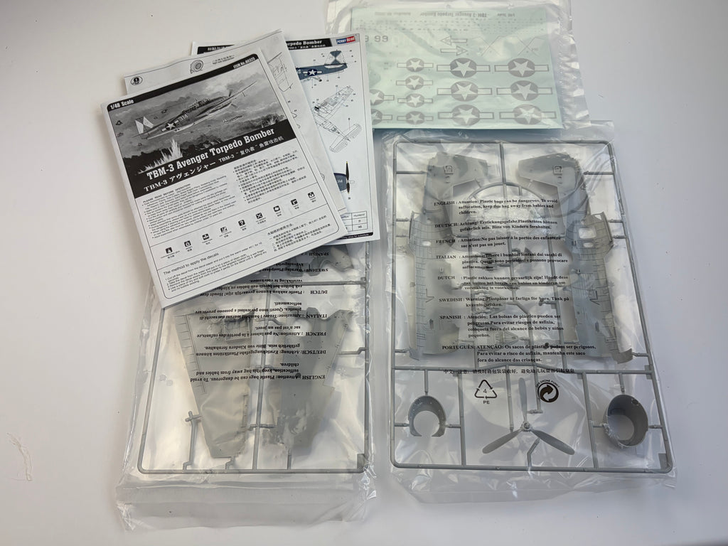HobbyBoss 80325 | TBM-3 Avenger Torpedo Bomber | 1:48