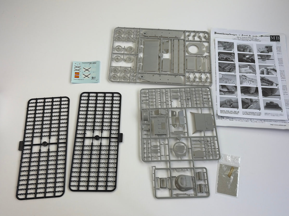 Master Box 3503 | Panzerkampfwagen I Ausf. A “Breda” | 1:35