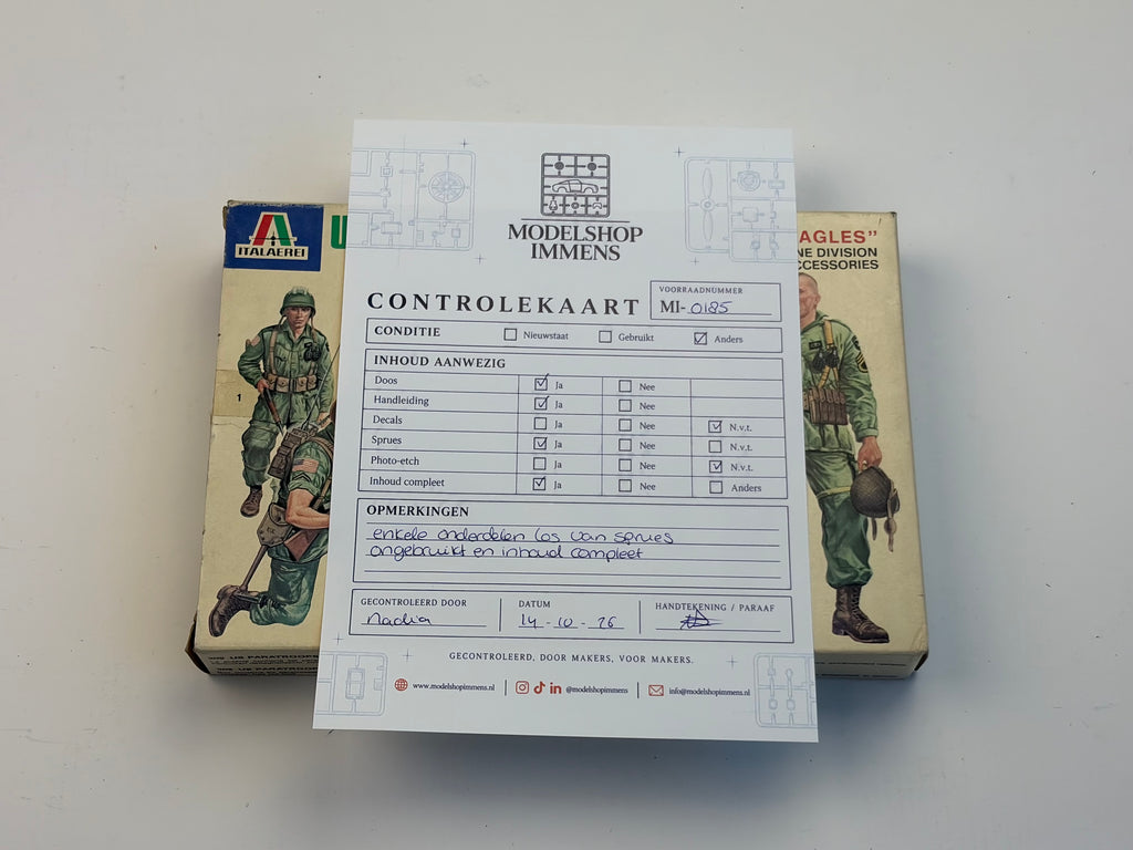 Italeri | U.S. Paratroops Screaming Eagles 101st Airborne Division | 1:35 | 309