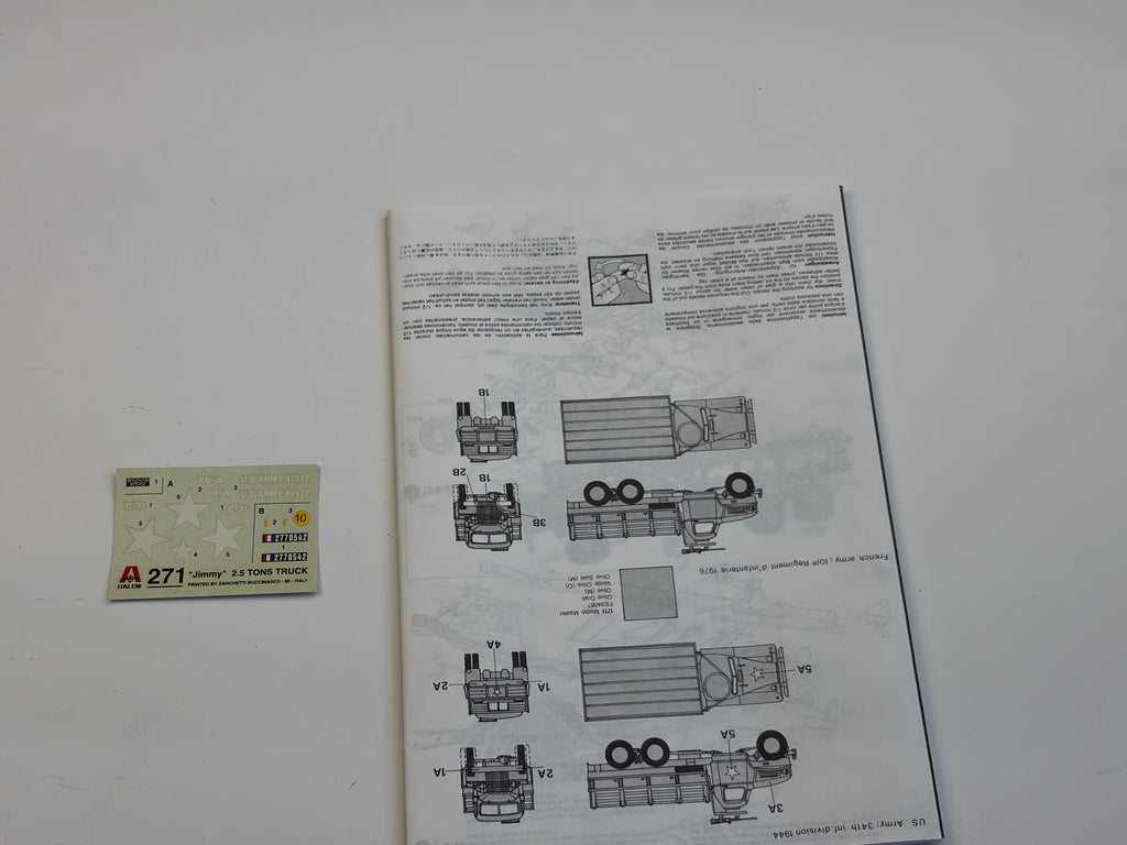 Italeri | U.S. Army Cargo Truck 2½ Ton | 1:35 | 271