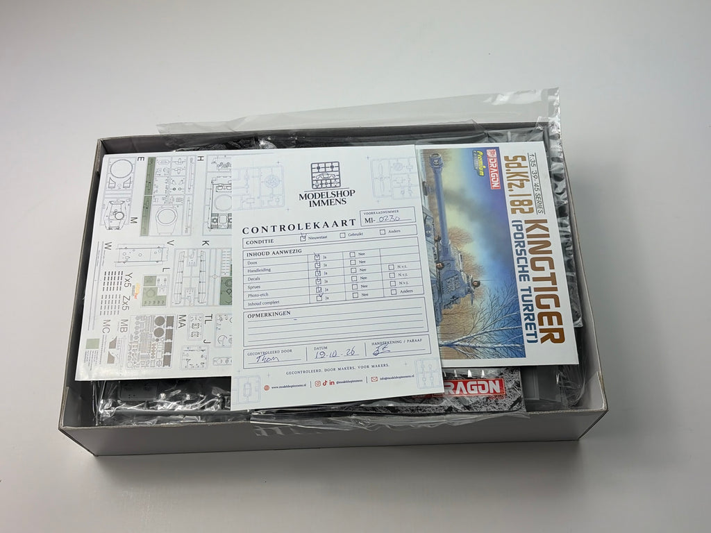 Dragon 6312 | Sd.Kfz. 182 King Tiger Porsche Turret Premium Edition | 1:35